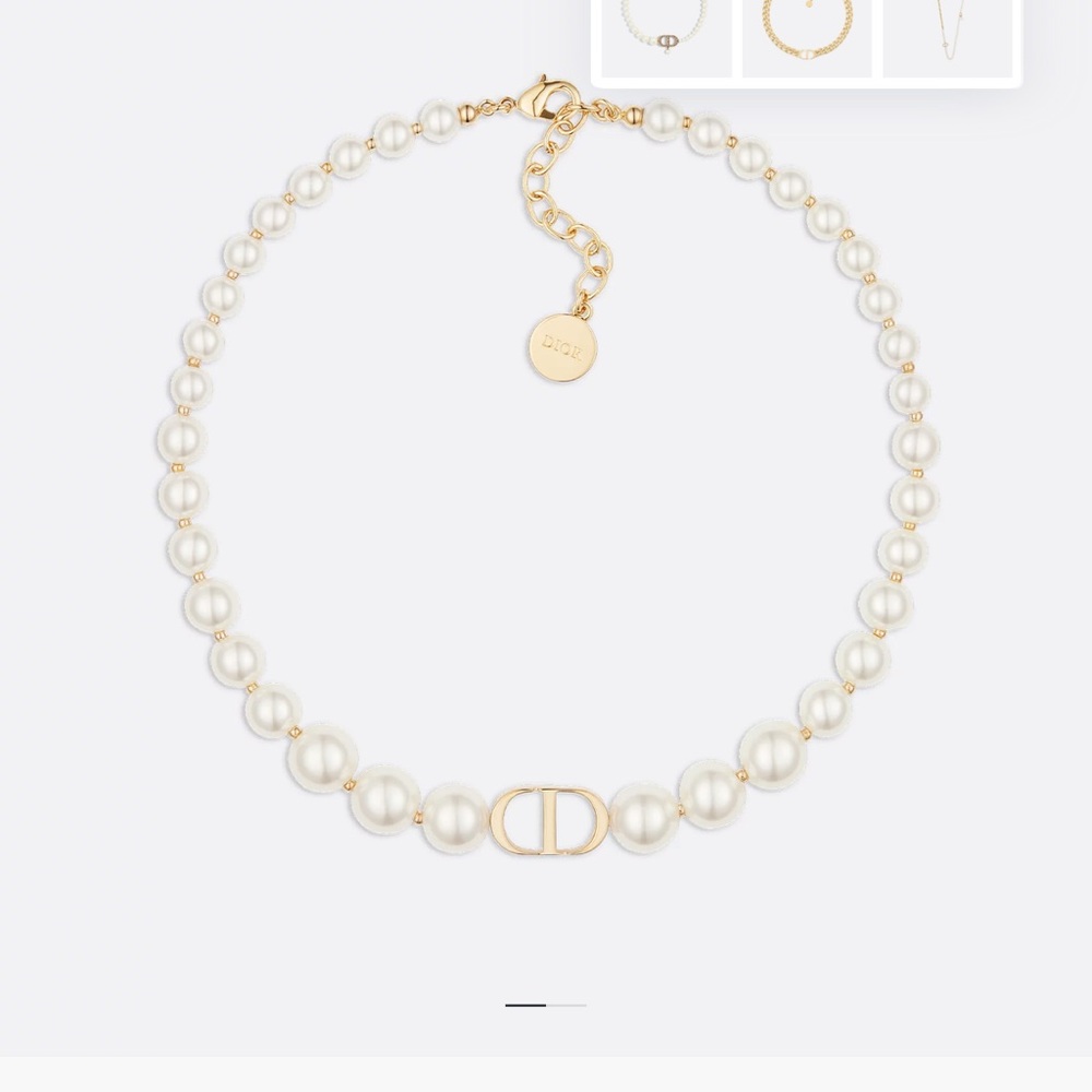 Christian Dior Pearl Choker